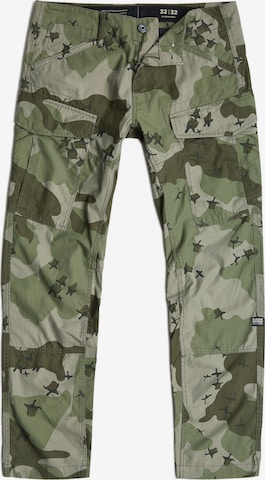 Pantalon cargo G-STAR en vert : devant