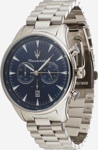Maserati Analogové hodinky – stříbrná: přední strana