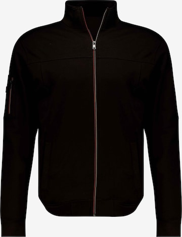 Deeluxe Sweatvest 'FLASH' in Zwart: voorkant