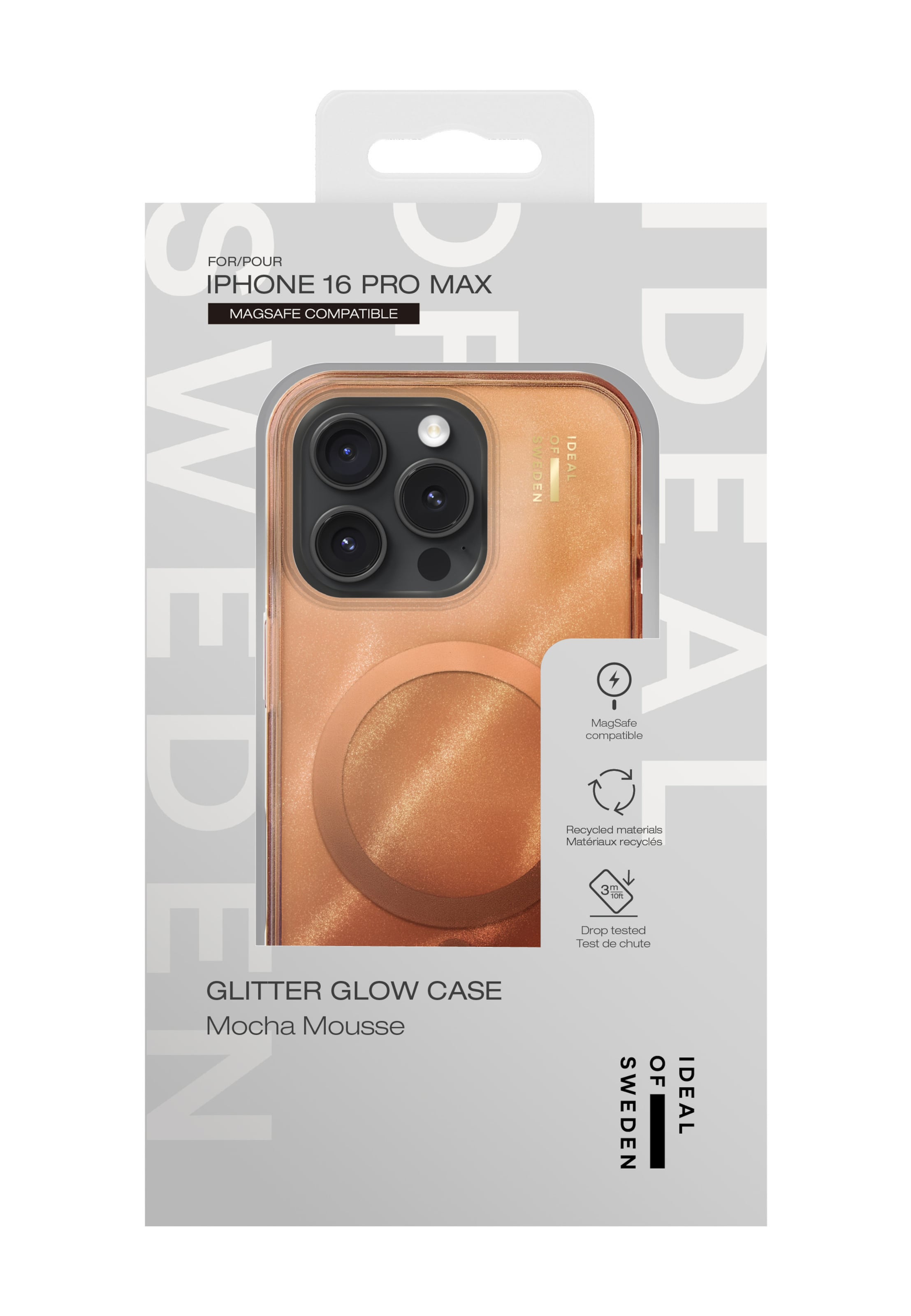 Custodia per smartphone 'MagSafe iPhone 16 Pro Max' di iDeal of Sweden in marrone