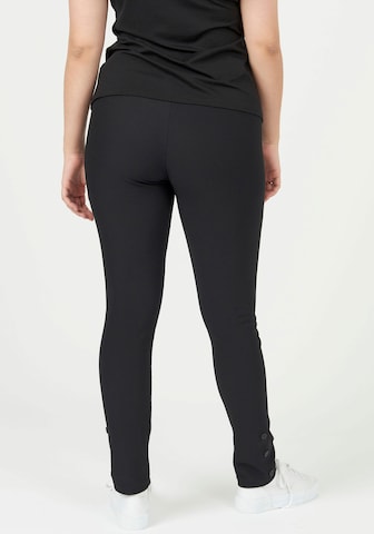 Coupe slim Leggings 'Luna' Pont Neuf en noir