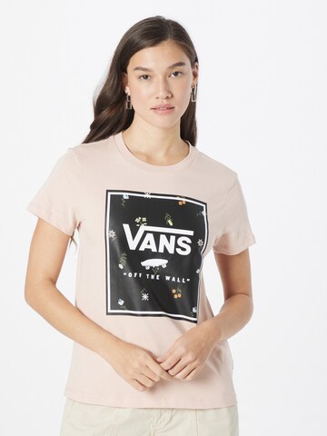 VANS Tričko – pink: přední strana