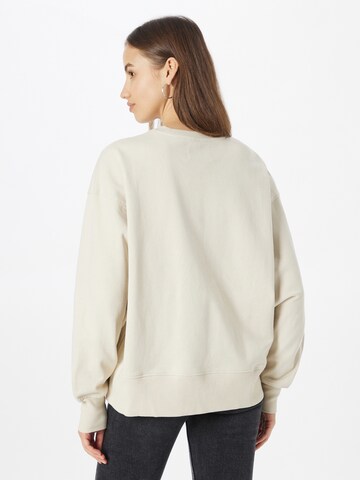 Calvin Klein Jeans Sweatshirt in Beige
