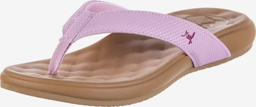REEF T-Bar Sandals 'Cushion Harmony' in Pink: front