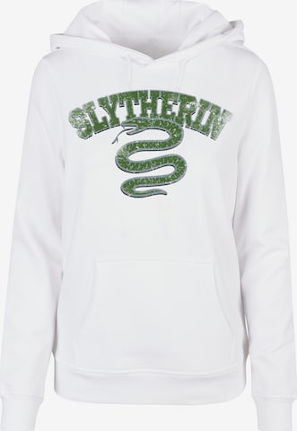 Sweat-shirt 'Harry Potter Slytherin Sport Emblem' F4NT4STIC en blanc : devant