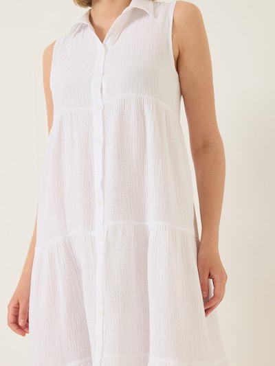 Bianco Lucci Robe d’été en 36 en blanc, Vue avec produit