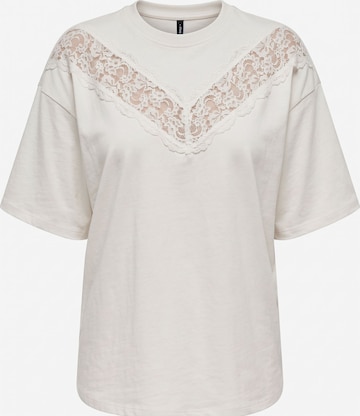 ONLY - Camiseta en blanco: frente