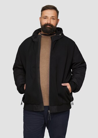 s.Oliver Übergangsjacke in Schwarz: Vorderseite