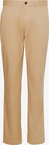 Coupe slim Pantalon chino TOMMY HILFIGER en beige : devant