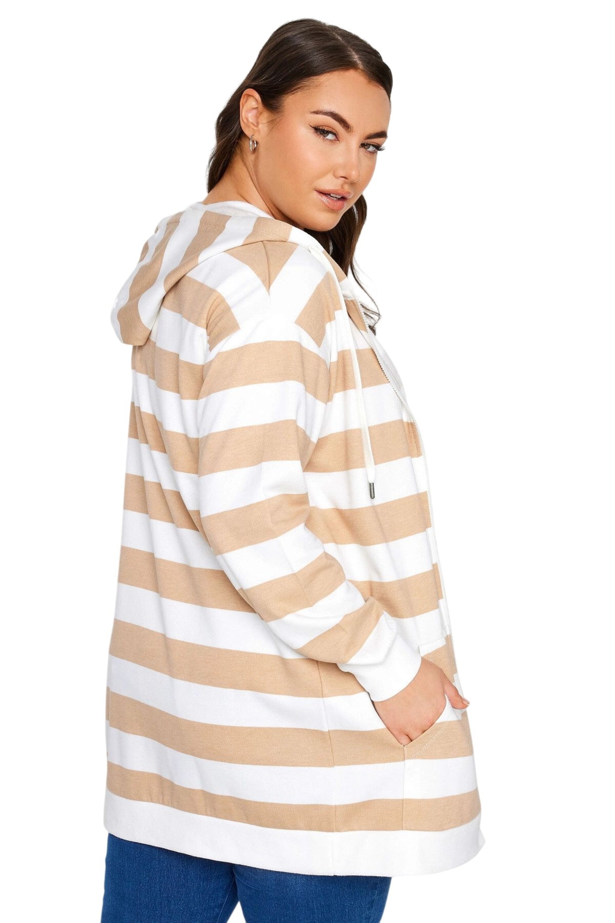 Stil Diva Sweatjacke in Weiß