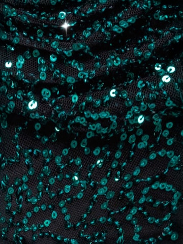 Robe de soirée GODDIVA en vert