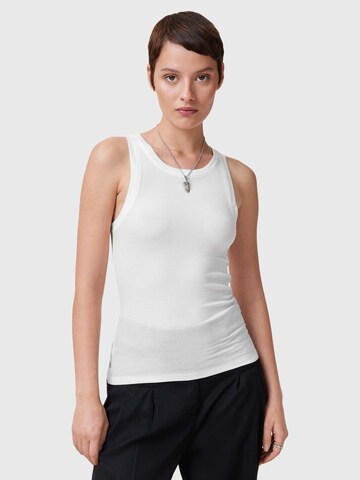 Top 'RINA' di AllSaints in bianco: frontale