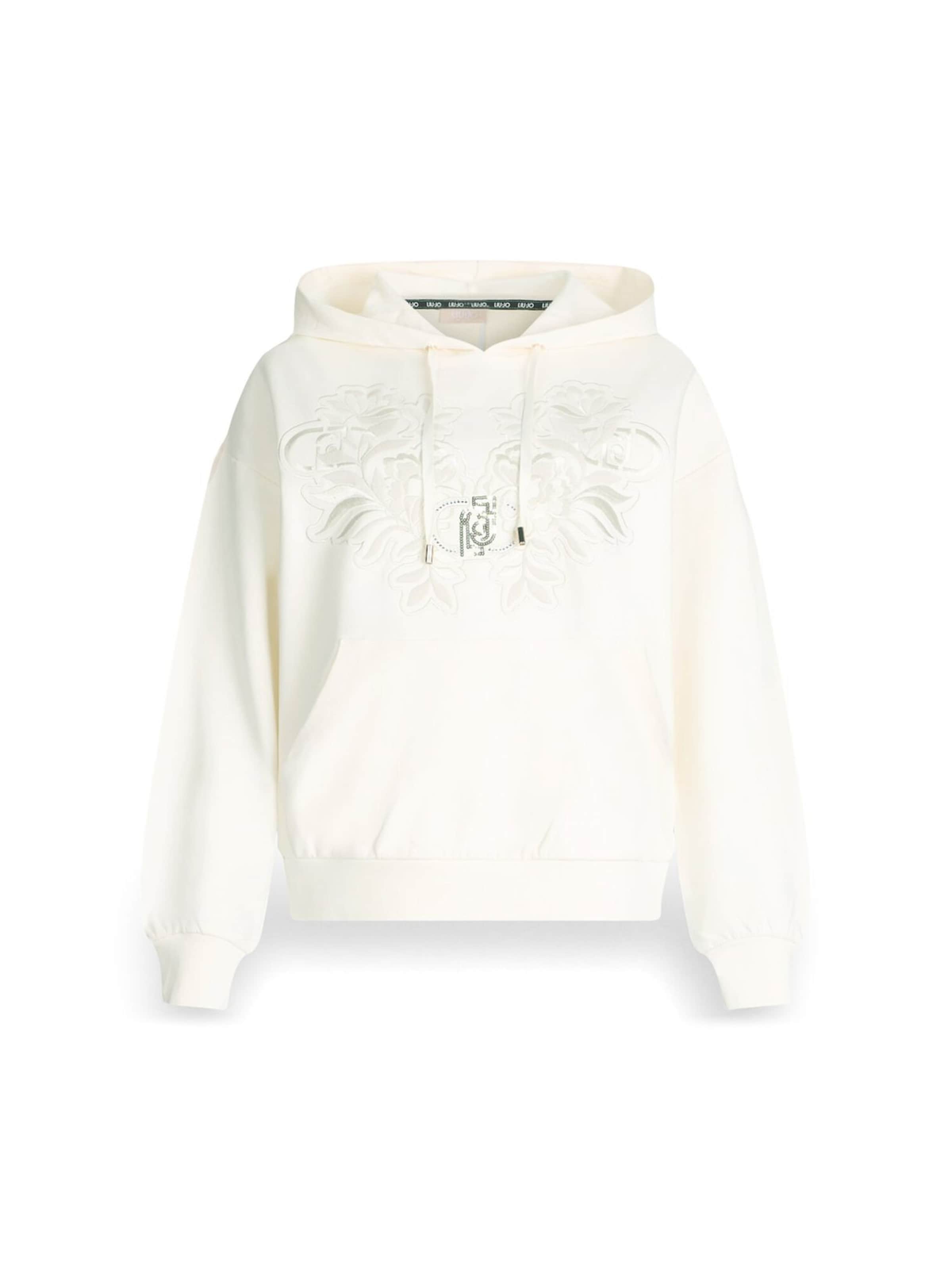 Liu JoSweater majica 'LiuJoBetter' - bijela boja: prednji dio