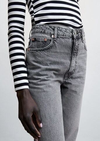 MANGO Loosefit Jeans in Grau