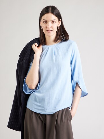 MORE & MORE Blouse in Blue: front
