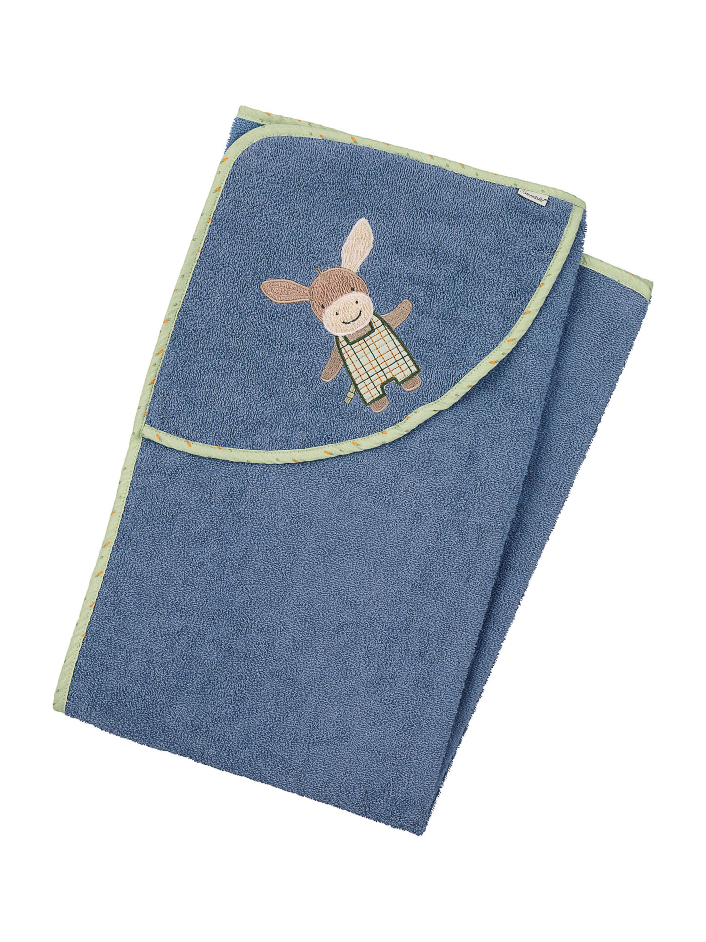 STERNTALER Shower Towel 'Emmilius' in Blue: front