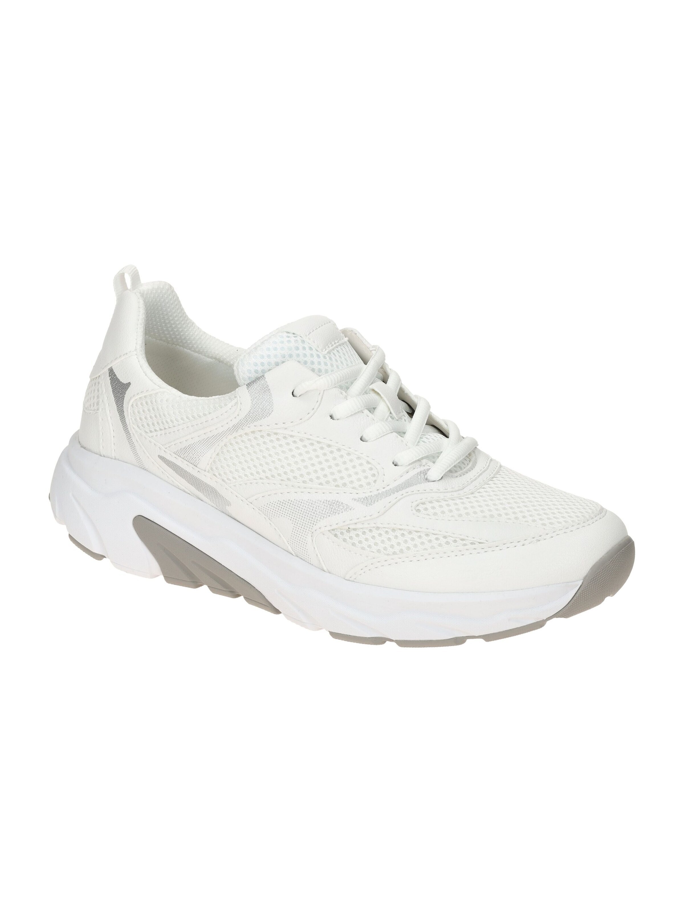 GABOR Lace-Up Shoes in White: front