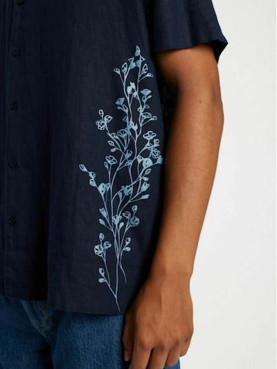 Denim Project Overhemd ' DPPrinted ' in de kleur Blauw, Productweergave