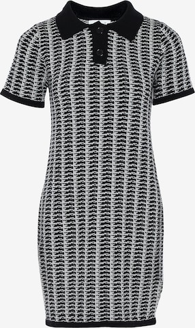 caneva Knitted dress in Black: front