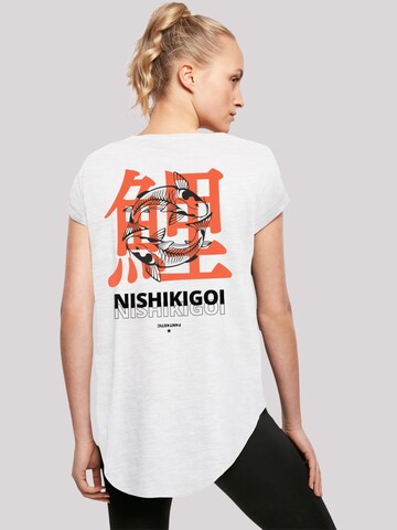 F4NT4STIC Shirt 'Nishikigoi Koi' in Wit: voorkant