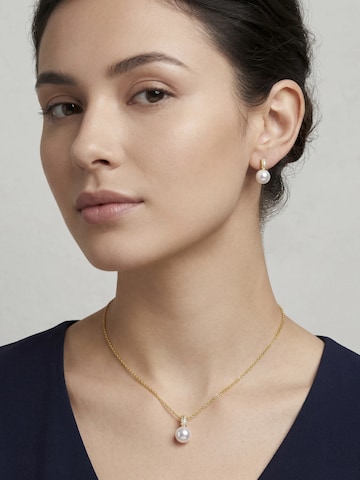 LUXBYLUX Earrings in White: front