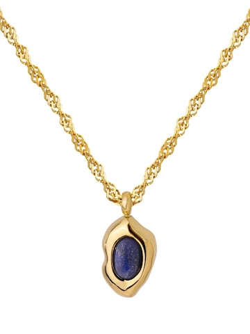 Luamaya Necklace 'Blue Breeze Necklace' in Gold: front