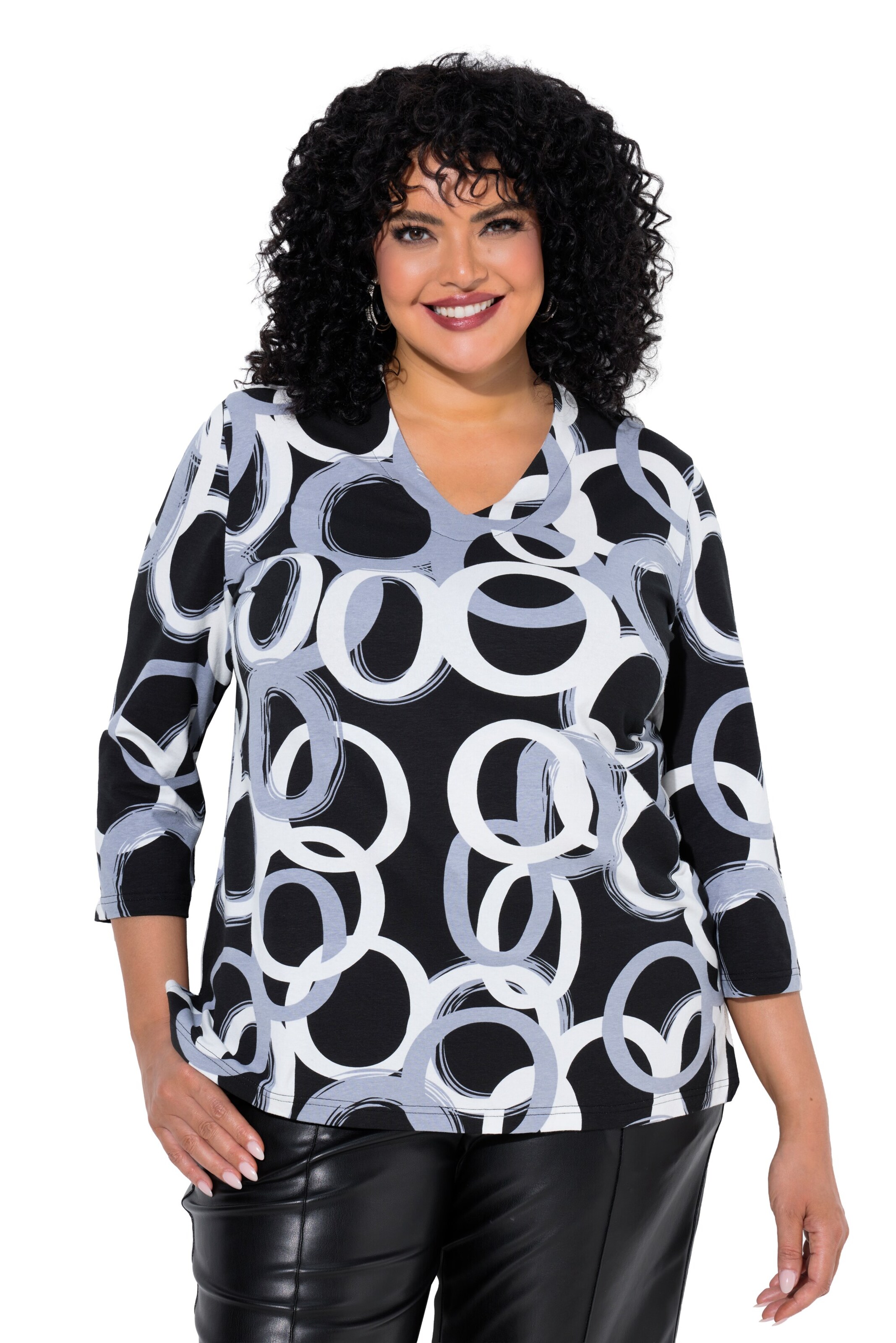 Ulla Popken Sweater in Black: front