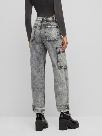 HUGO Loose fit Cargo Jeans in Grey