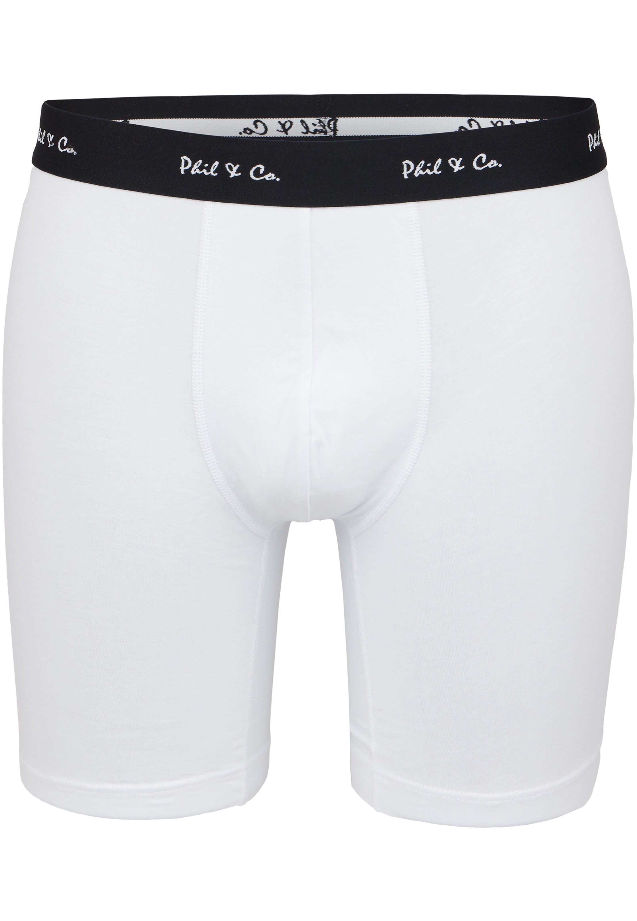 Phil & Co. Berlin Boxer shorts ' Long Boxer ' in Grey