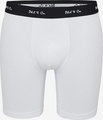 Phil & Co. Berlin Boxershorts ' Long Boxer ' in Grijs