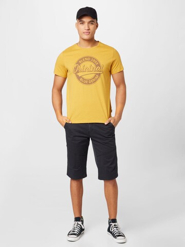 BLEND Koszulka w kolorze żółty