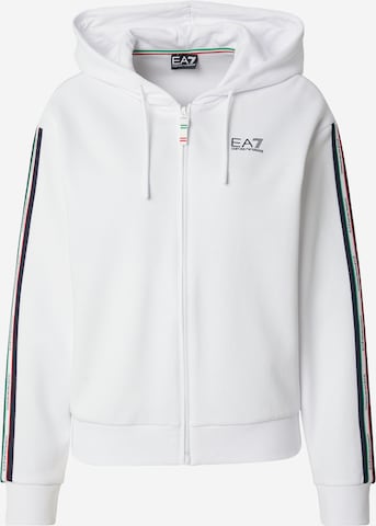 balts EA7 Emporio Armani Sportiska jaka: no priekšpuses