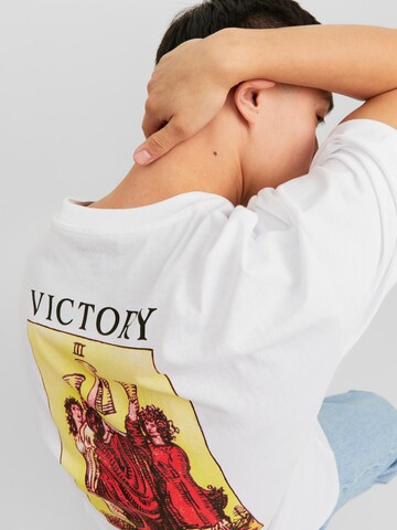 T-Shirt 'DESTINY' JACK & JONES en blanc