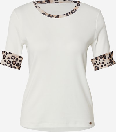 Marc Cain Majica u bež / crna / bijela, Pregled proizvoda