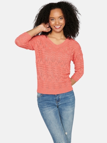 Pullover di KOROSHI in arancione: frontale