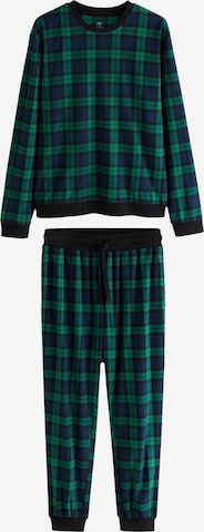 Next Pitkä pyjama 'Motionflex' värissä vihreä: etupuoli