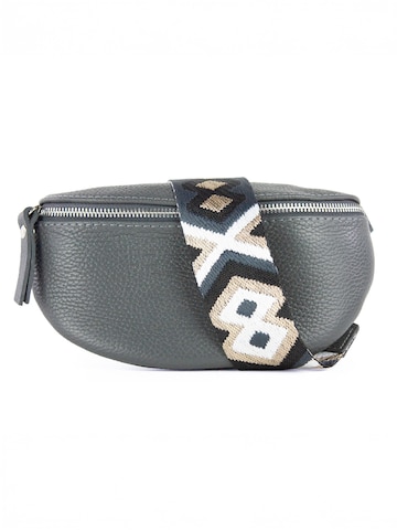 lePelou Gürteltasche 'JUNA small'‌‌‌ in Grau: Vorderseite