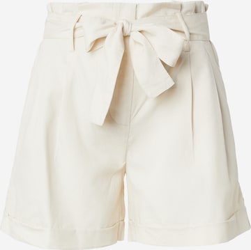 Loosefit Pantalon à pince 'ONLISOLA' ONLY en beige : devant