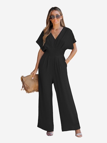 Cupshe Jumpsuit 'Side pockets' in Black: front
