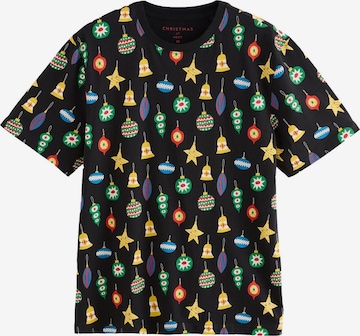 T-Shirt Next en noir : devant