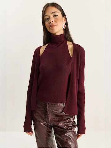 Bianco Lucci - Blusa 'Blusen' em vermelho