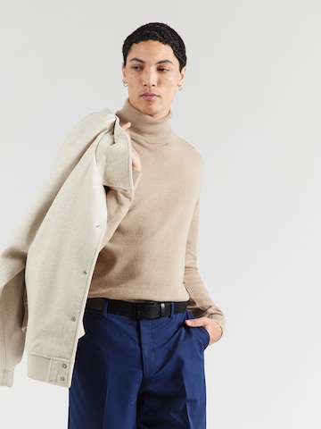 Only & Sons Средняя посадка Свитер 'ONSALEX' в Бежевый: спереди