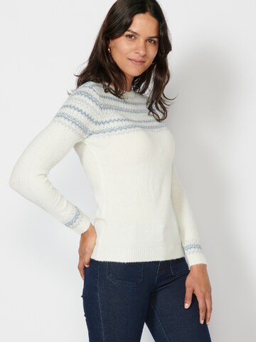 KOROSHI Pullover in Weiß