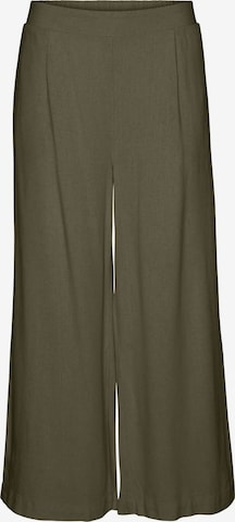 Wide leg Pantaloni con pieghe 'VMMymilo' di VERO MODA in verde: frontale