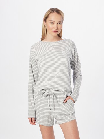 Pyjama Lauren Ralph Lauren en gris : devant