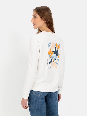 CAMEL ACTIVE Sweatshirt in White: front