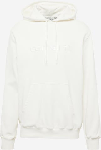 Sweat-shirt Carhartt WIP en blanc : devant