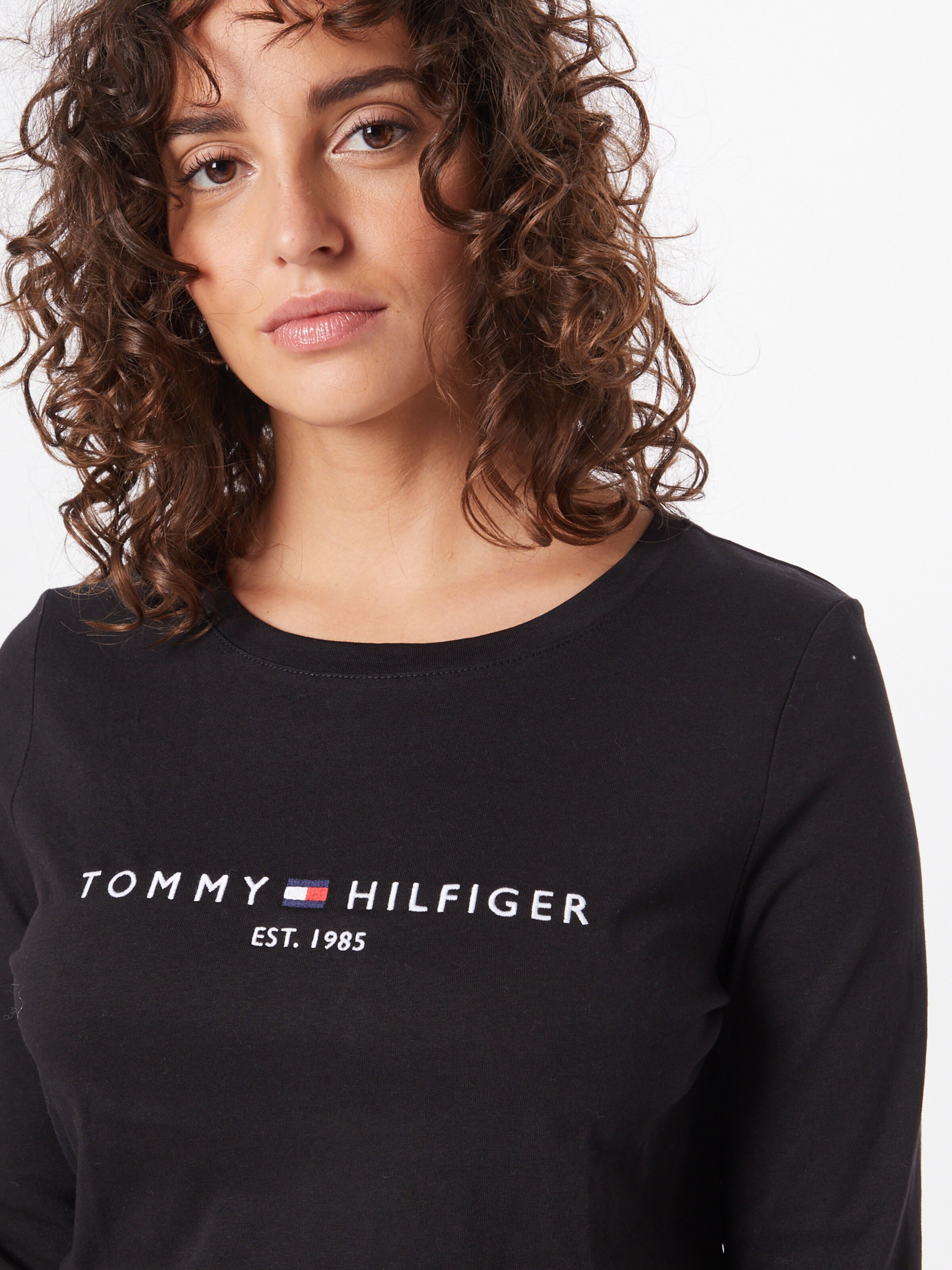 Frauen Shirts & Tops TOMMY HILFIGER Shirt in Schwarz - HC21145