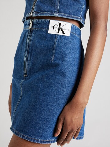 Calvin Klein Jeans Spódnica w kolorze niebieski