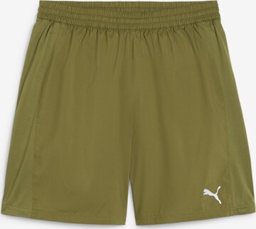 PUMA Regular Sportbroek 'Run Favourite Velocity 7' in Groen: voorkant